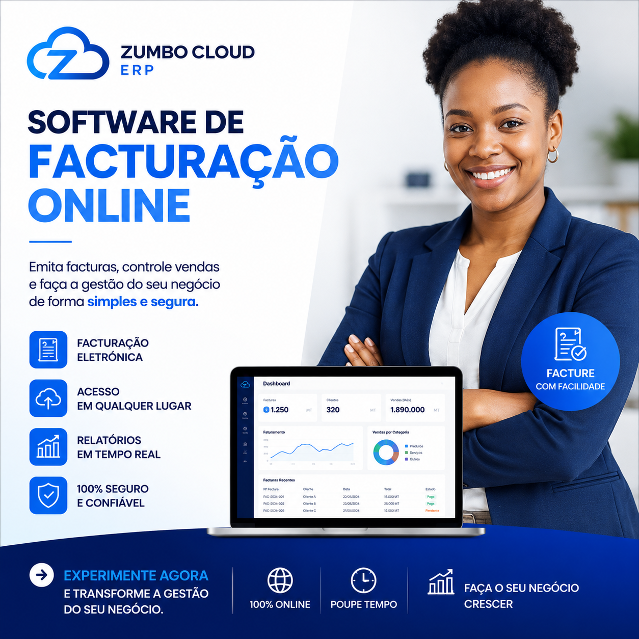 Zumbo Cloud ERP - Software de Facturação Online