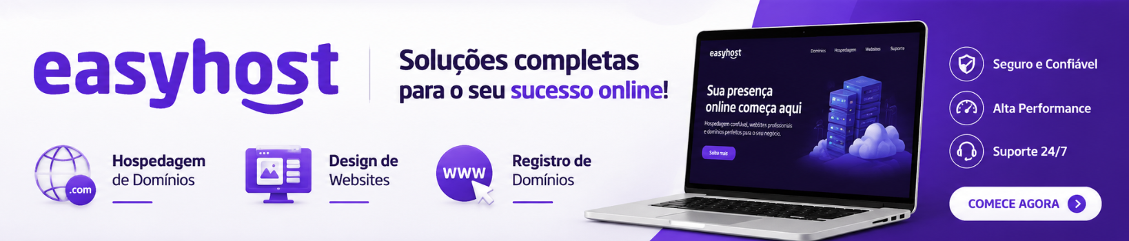Easyhost - Soluções completas para o seu sucesso online