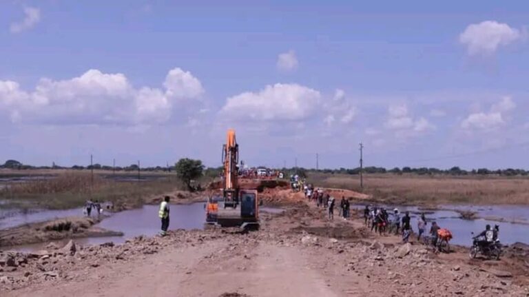 Arrancam obras no último corte da EN1 em Gaza, abrindo caminho para a reposição total da via