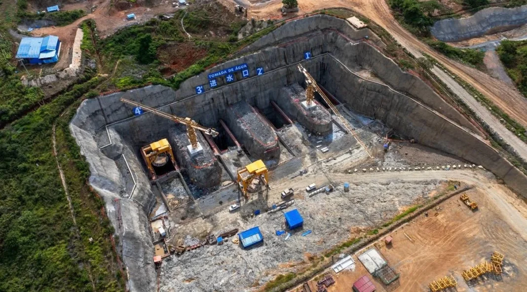 Obras do Aproveitamento Hidroelétrico de Caculo Cabaça atingem 42% de execução física