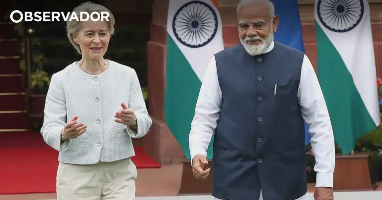 Von der Leyen quer fechar acordo comercial com Índia no final do mês em Nova Deli