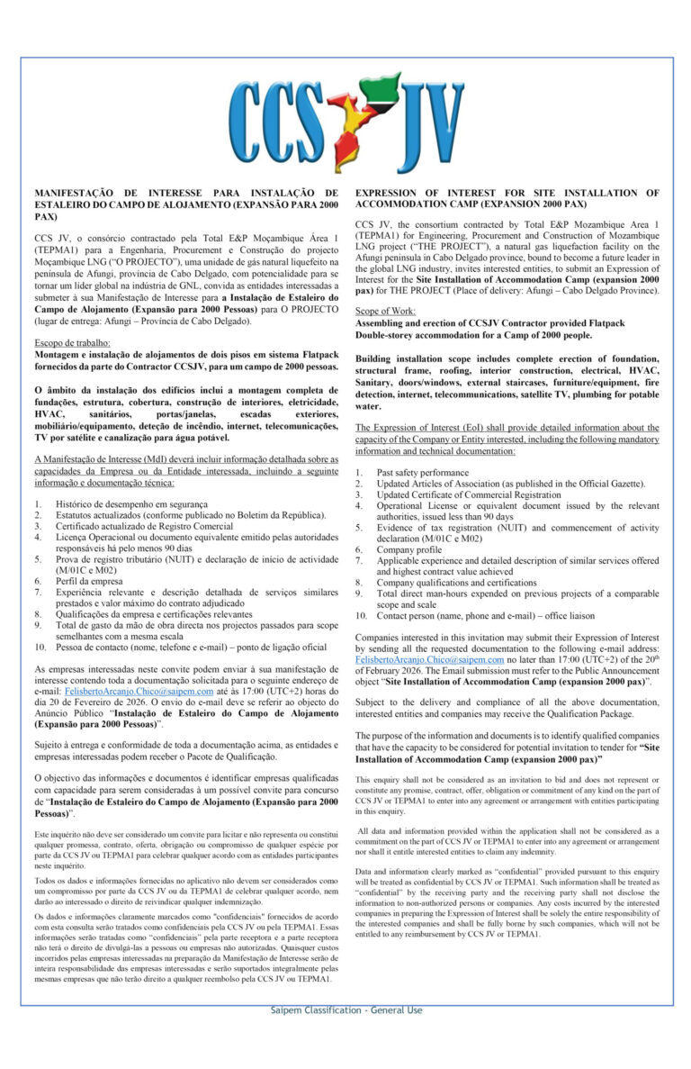 PUB EOI_12.02.2026_Site Installation Accomodation Camp