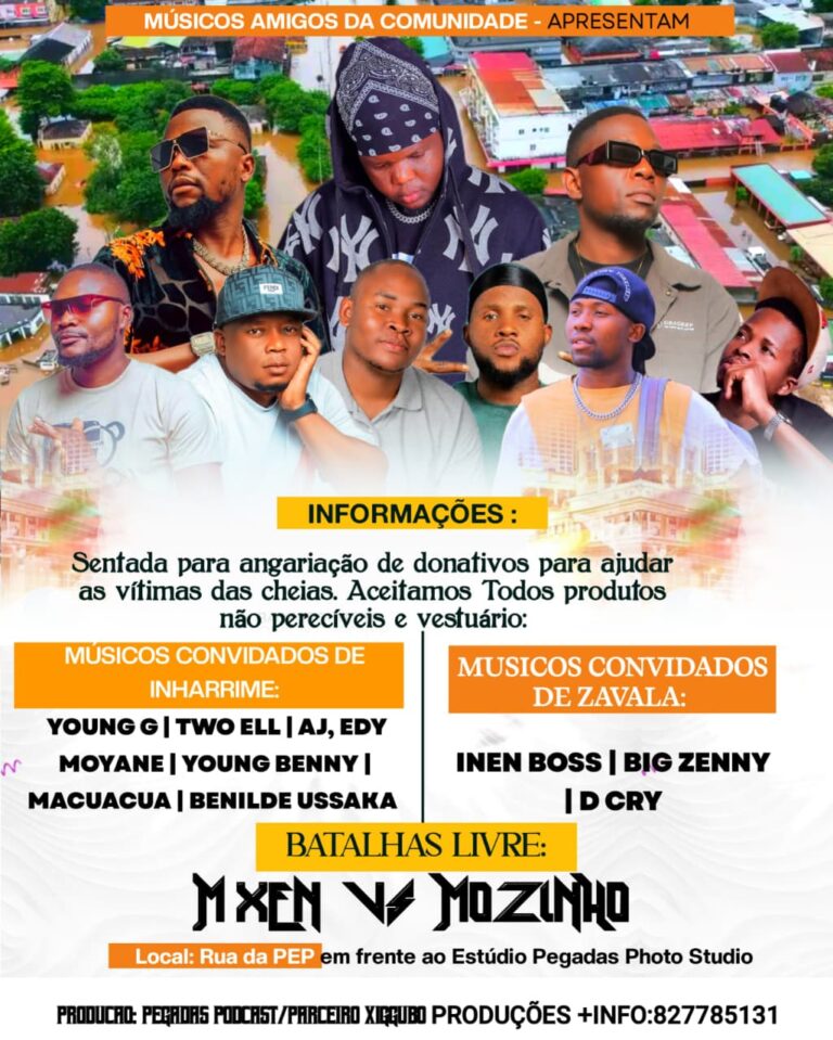 Músicos de Inharrime e Zavala unem-se para apoiar vítimas das cheias